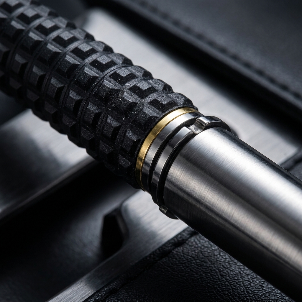 26inc Premium Self Defense Retractable Metal Stick thumbnail 3