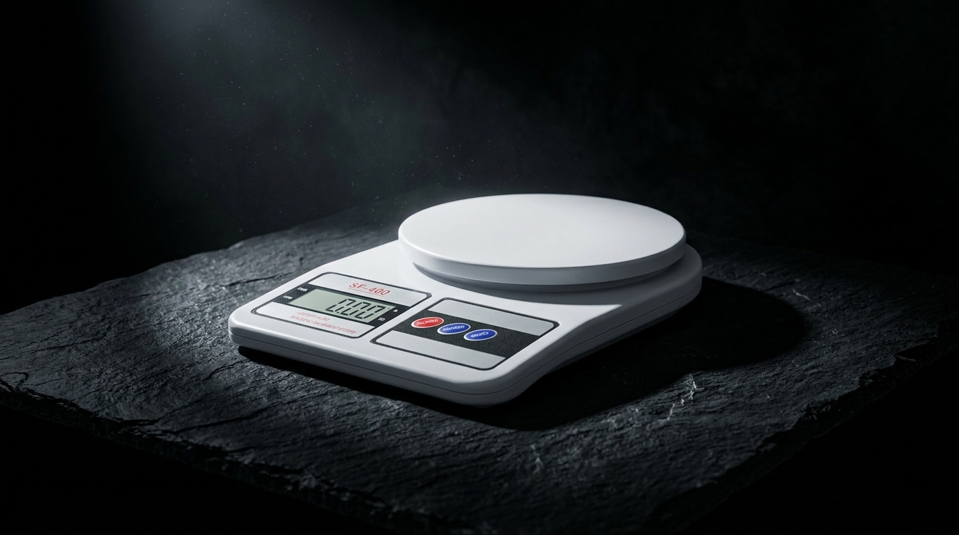 SF-400 Digital Kitchen Scale Food Weight Measuring Machine, Portable Electronic Kitchen Scale with AA Battery thumbnail 4