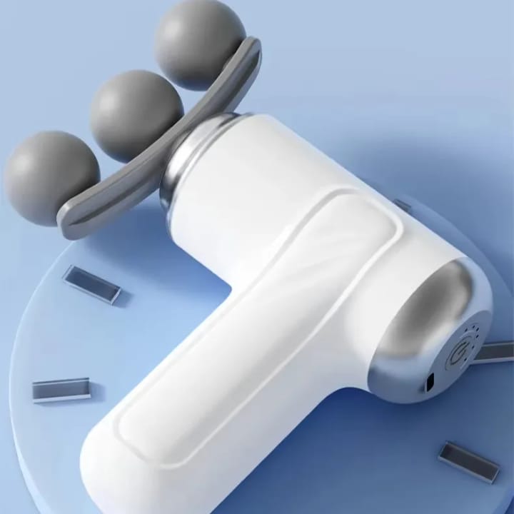 9 in 1 Mini Massage Gun Rechargeable Muscle Massager, Type-C Portable Deep Massage Device thumbnail 6